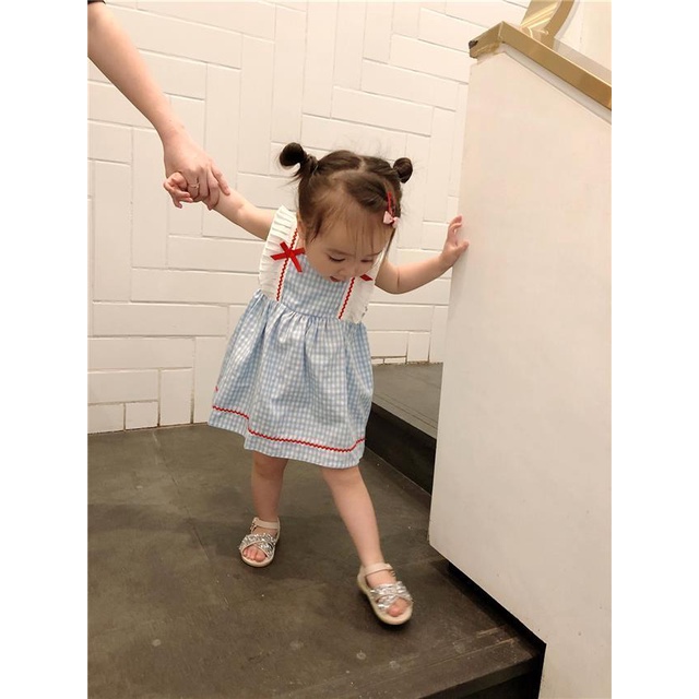 Đầm Công Chúa Sát Nách Thiết Kế Dễ Thương Cho Bé Gái