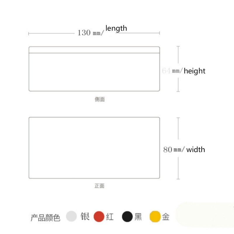 1 Hộp Sắt Chữ Nhật 13cm Đựng Đồ Đa Năng | BigBuy360 - bigbuy360.vn