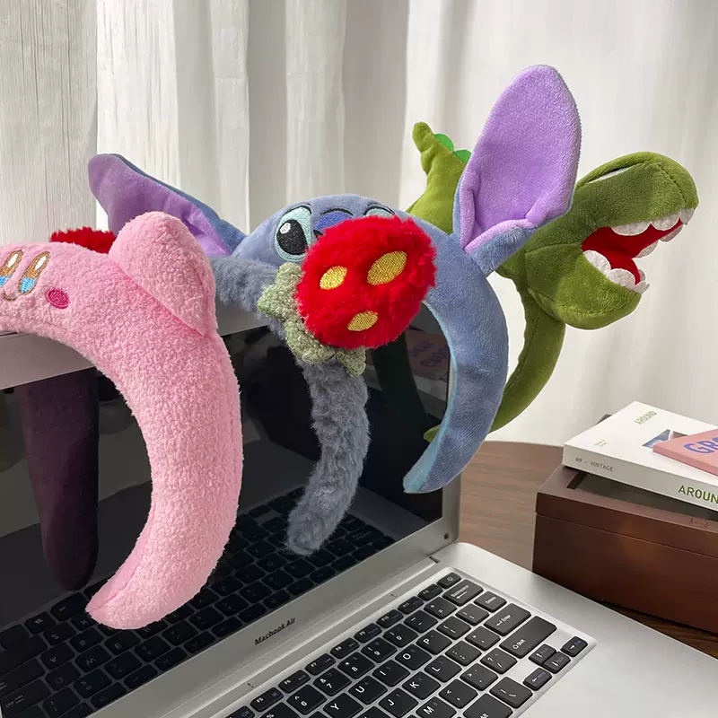 Kẹp Tóc Vải Nhung Họa Tiết Hoạt Hình Dễ Thương Cho Nữ