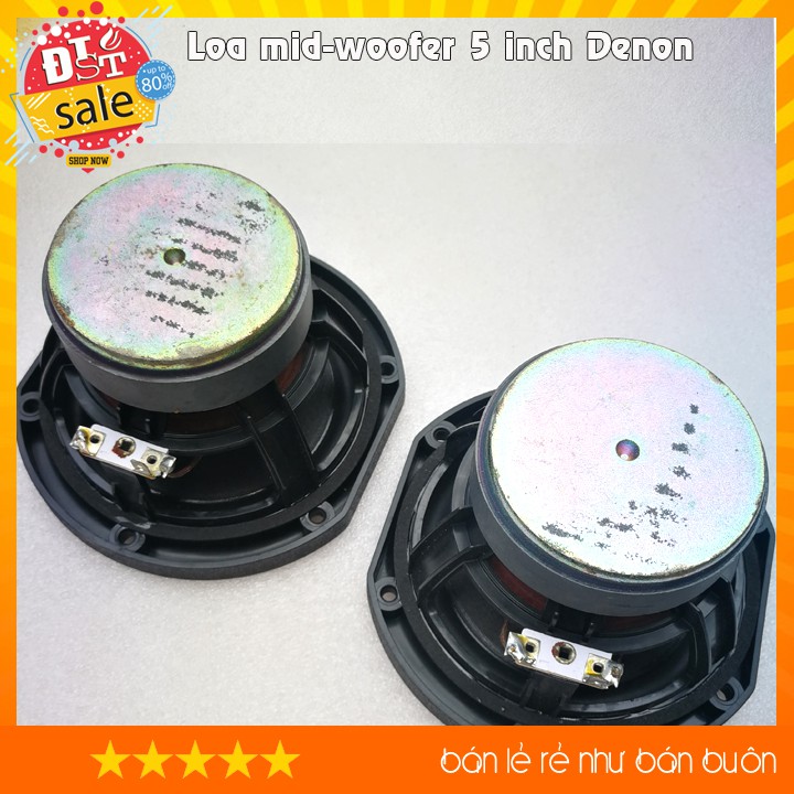 Củ loa rời mid bass Denon D-M39 HIFI 5inch 6ohm 40w DIY loa Siêu bass từ DiySpeaker