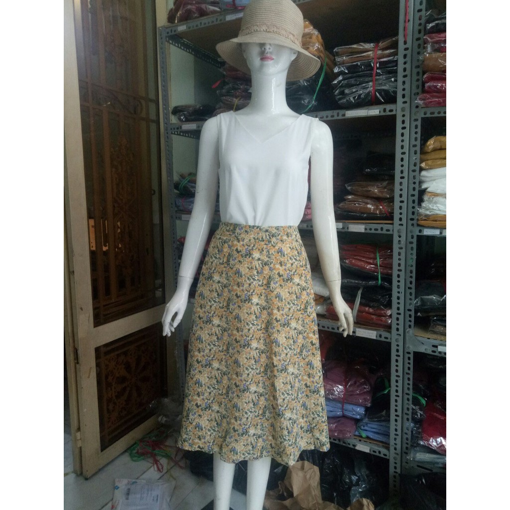 Chân Váy Nữ ❣️𝑭𝒓𝒆𝒆𝒔𝒉𝒊𝒑❣️ CHÂN VÁY HOA NHÍ TIGOON DỊU DÀNG - Hàng thiết kế phom chuẩn đẹp