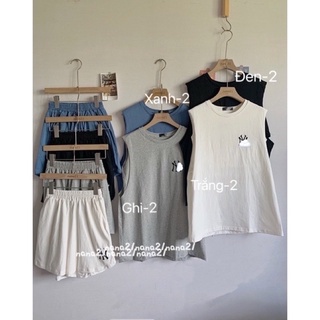 Set áo sát nách tanktop A056