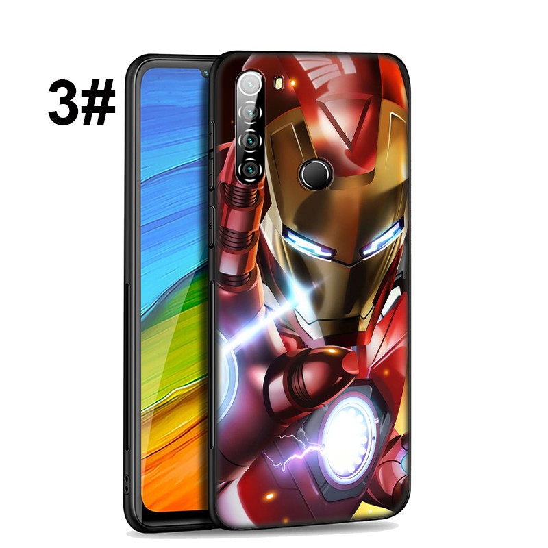 Ốp điện thoại mềm hình Iron Man Marvel cho Xiaomi Redmi 4A 4X 5 5A 6 6A Pro 7 7A Plus Pro SH135