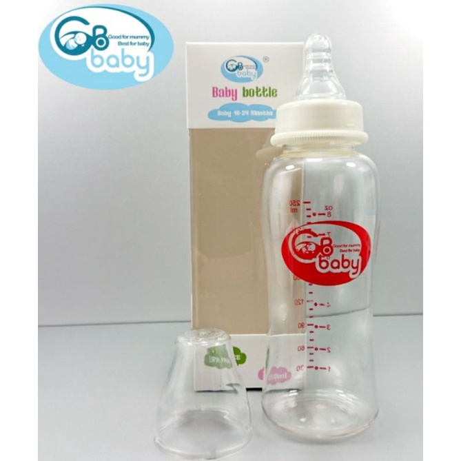 Bình sữa nhựa cao cấp CỔ HẸP không BPA (150ml / 250ml) - GB BABY (Công nghệ Korea)