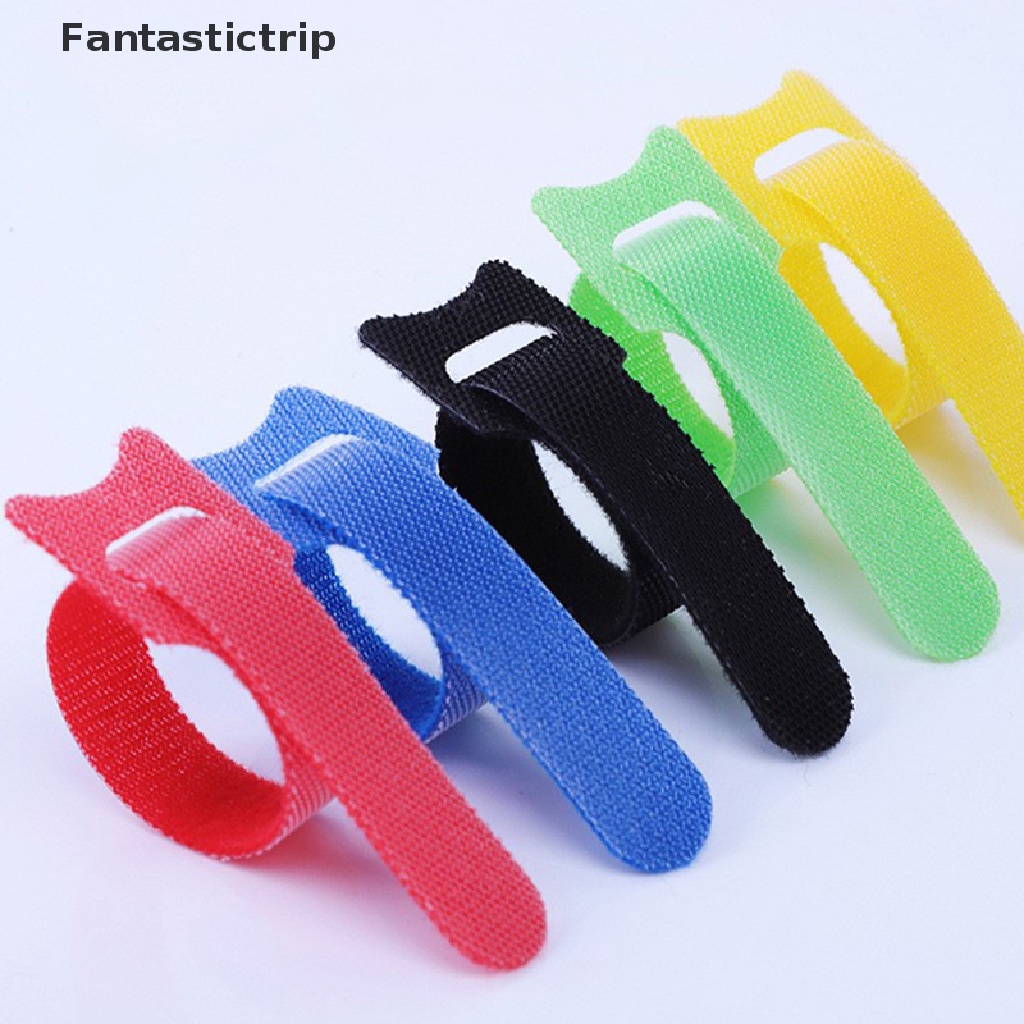 Set 10 Dây Buộc Cáp Bằng Nhựa Nylon Có Thể Tái Sử Dụng