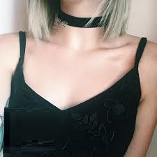 💥💥Vòng Cổ Choker Nhung Trơn Dây Chuyền Đen Sang Trọng Nhiều kích thước 1cm 2cm 3cm 4cm 5cm 000309💥💥