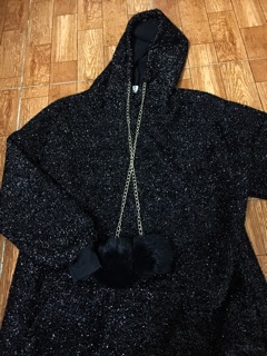 hoodie nhũ lấp lánh