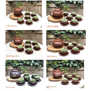 Bộ Ấm Chén Tử Sa Bát Tràng Mẫu Mã Đa Dạng