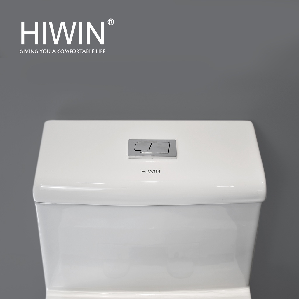 Bồn cầu sứ nguyên khối tráng men chống bám bẩn cao cấp HIWIN MT-2216