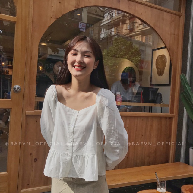 Cloud Top - áo bánh bèo chất thô đũi