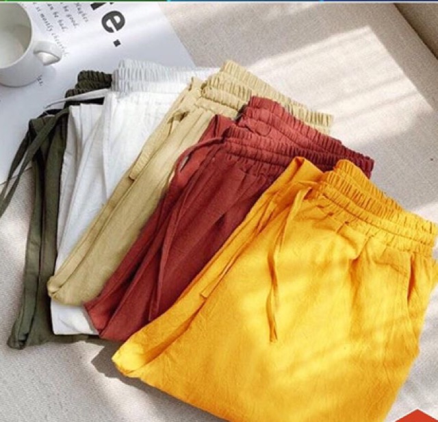 Quần đũi nữ dáng baggy lưng thun xuất Nhật – MiuMiu Fashion , Quần Baggy nữ ống rộng cao cấp | BigBuy360 - bigbuy360.vn