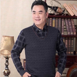Áo len nam lót lông( trả od dư xanh lá)