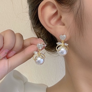 Đôi Bông Tai Ngọc Trai Thanh Lịch