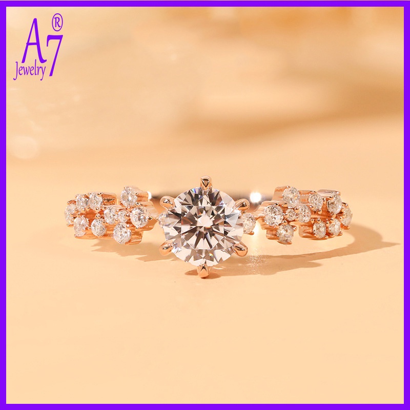 Nhẫn Hở Có Thể Điều Chỉnh Kích Thước Hình Mũi Tên Và Tám Trái Tim A7 Pt950 Cho Nữ