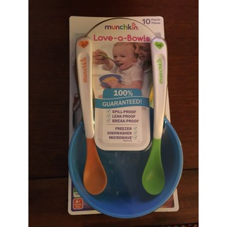 Set chén muỗng Munchkin và nắp
