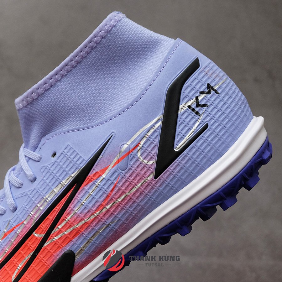 GIÀY ĐÁ BÓNG CHÍNH HÃNG NIKE MERCURIAL SUPERFLY 8 KM ACADEMY TF - DB2868-506 - TÍM / ĐEN