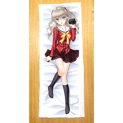 Gối ngủ anime Charlotte dài 40cm x 1m /Gối ôm dài Chalotte