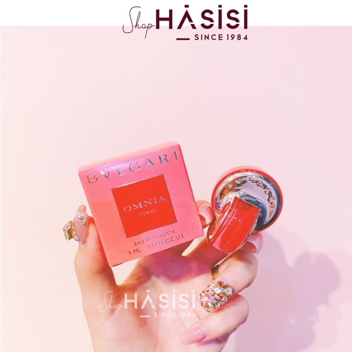NƯỚC HOA MINI BVLGARI - Omnia Coral EDT 5ml ( ĐỎ - NỮ )