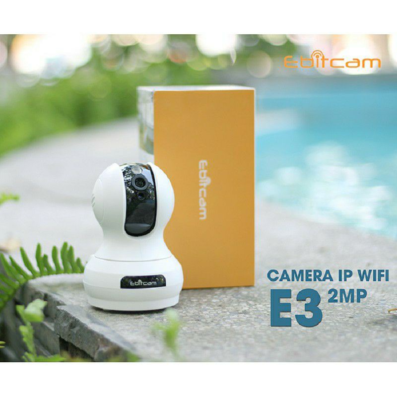 Camera IP EBITCAM E3 Cao cấp Chính hãng - 2.0Mp HD1080P + Thẻ nhớ