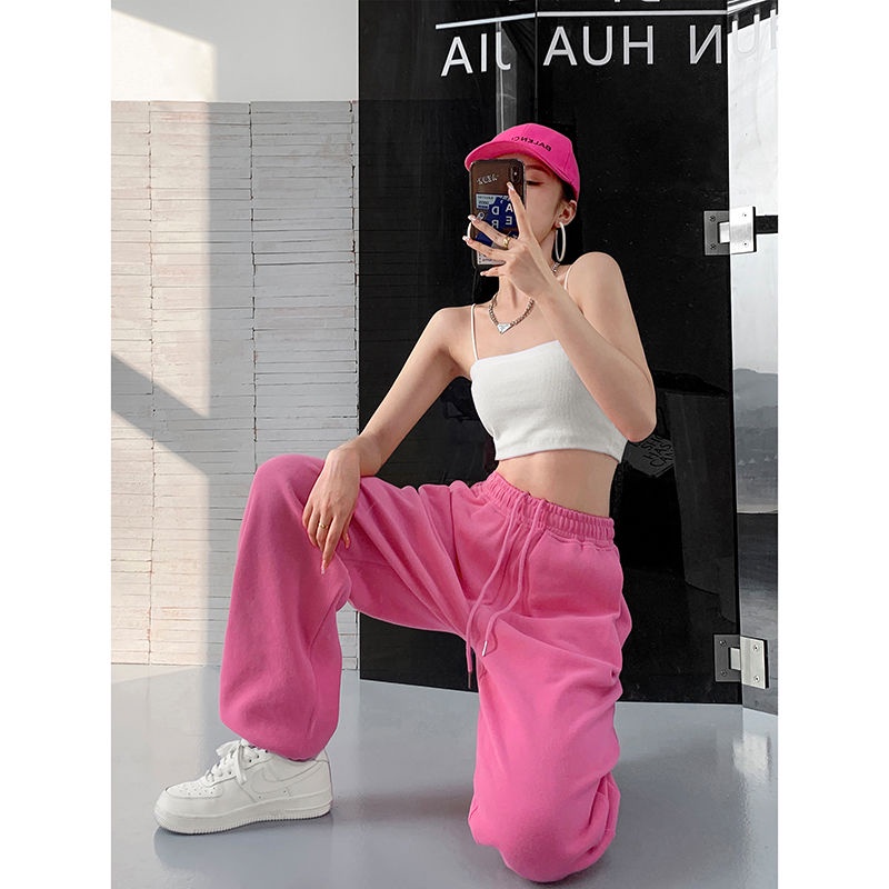 Quần Thể Thao hip hop Lưng Thun Rút Dây 6 Màu Sắc Chọn Lựa Dành Cho Nữ