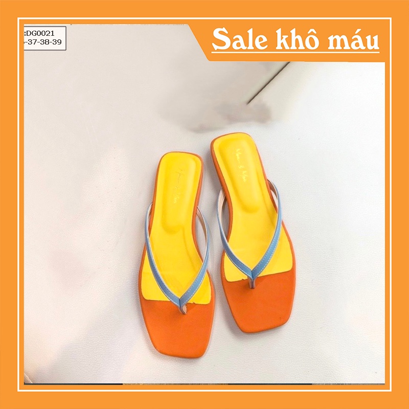 [Xã kho sale lỗ] Dép nữ xỏ ngón dây mảnh lẻ size sale lỗ