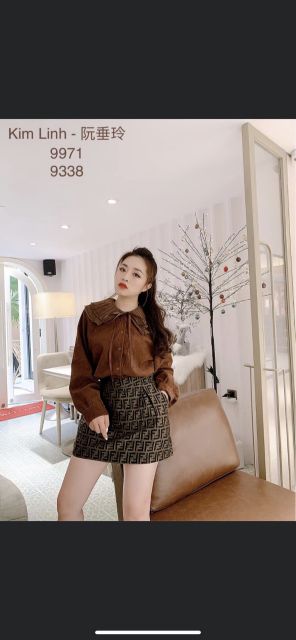 Chân váy phồng hoạ tiết FF(kèm ảnh và video Shop Chụp) | BigBuy360 - bigbuy360.vn