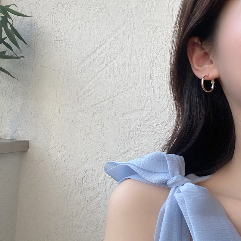 Set 6 bông tai bằng hợp kim phong cách Hàn Quốc thời trang cho nữ