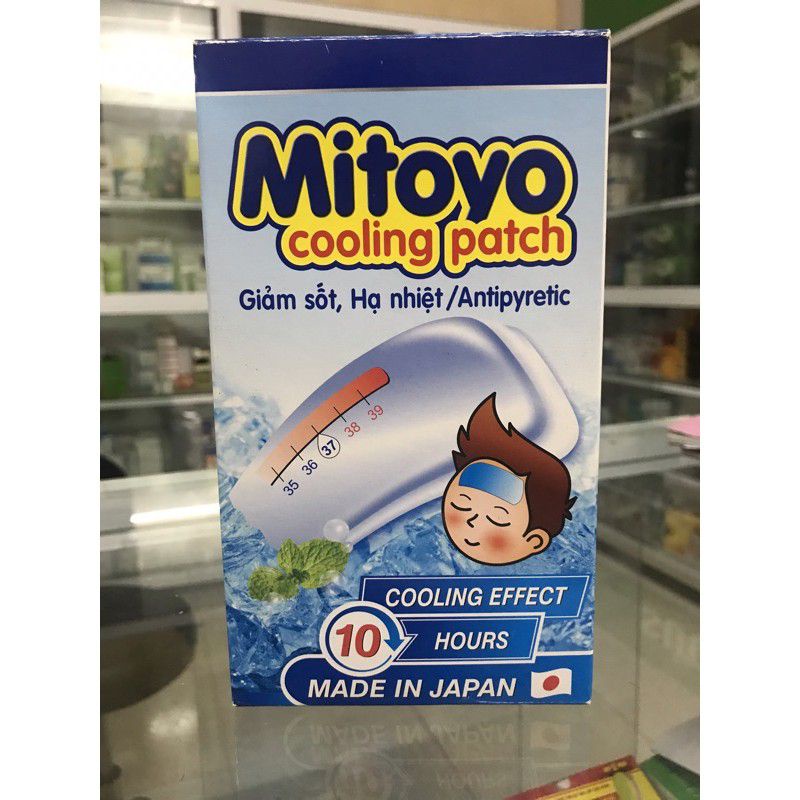 Miếng dán hạ sốt Mitoyo 2 miếng