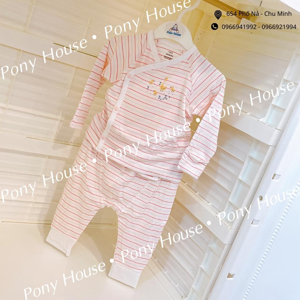 Bộ Sơ Sinh Nous Dài Tay Petit Màu Hồng Bé Gái Siêu Mềm, Mịn, Thoáng Khí, Co Giãn Tuyệt Đối Cho Bé Sơ Sinh/Newborn, Nb