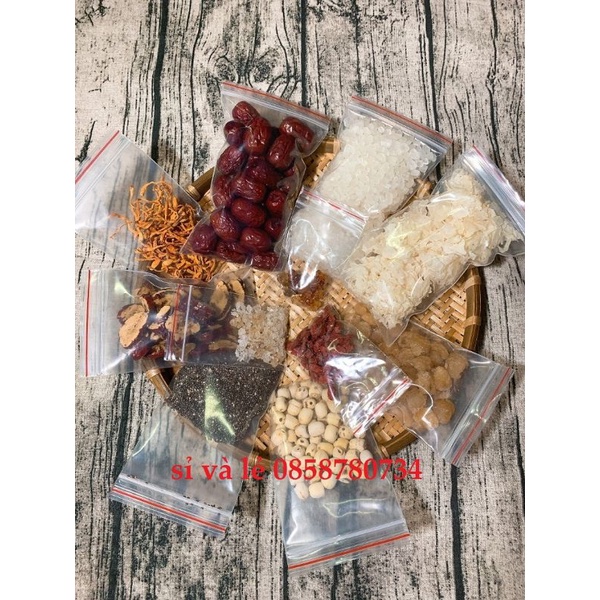 Chè dưỡng nhan 500g, đủ 14 vị , tặng kèm túi nho khô xk