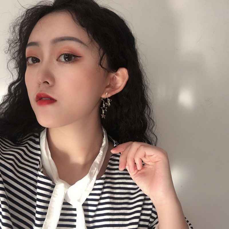 Bông Tai Thiết Kế Hình Ngôi Sao Kiểu Hàn Quốc A17