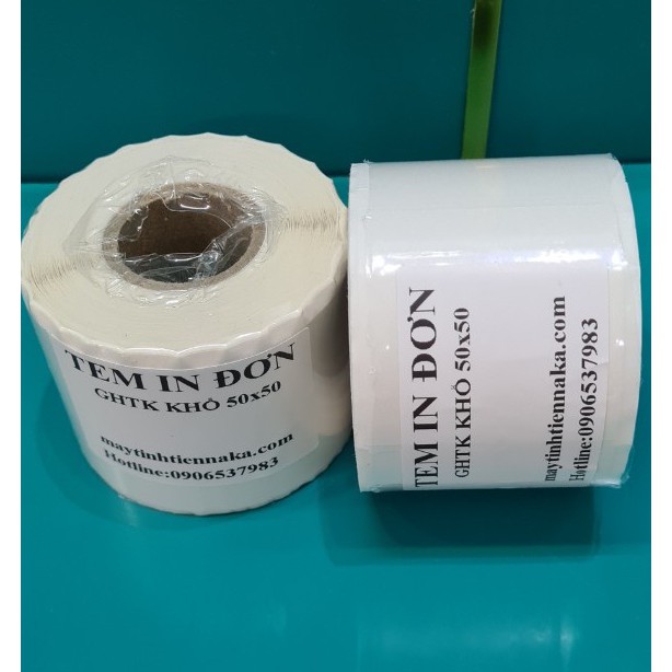 Tem in đơn giao hàng tiết kiệm kích thước 5x5cm
