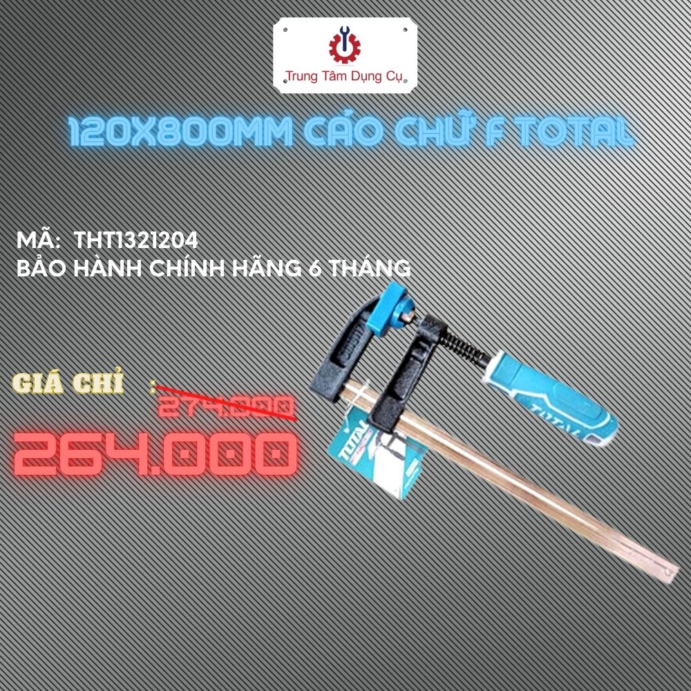 120x800mm Cảo chữ F Total THT1321204