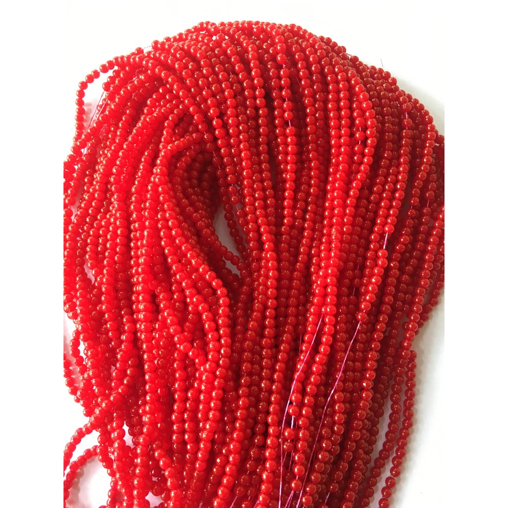 Hạt cườm ngọc trai 6mm 100g