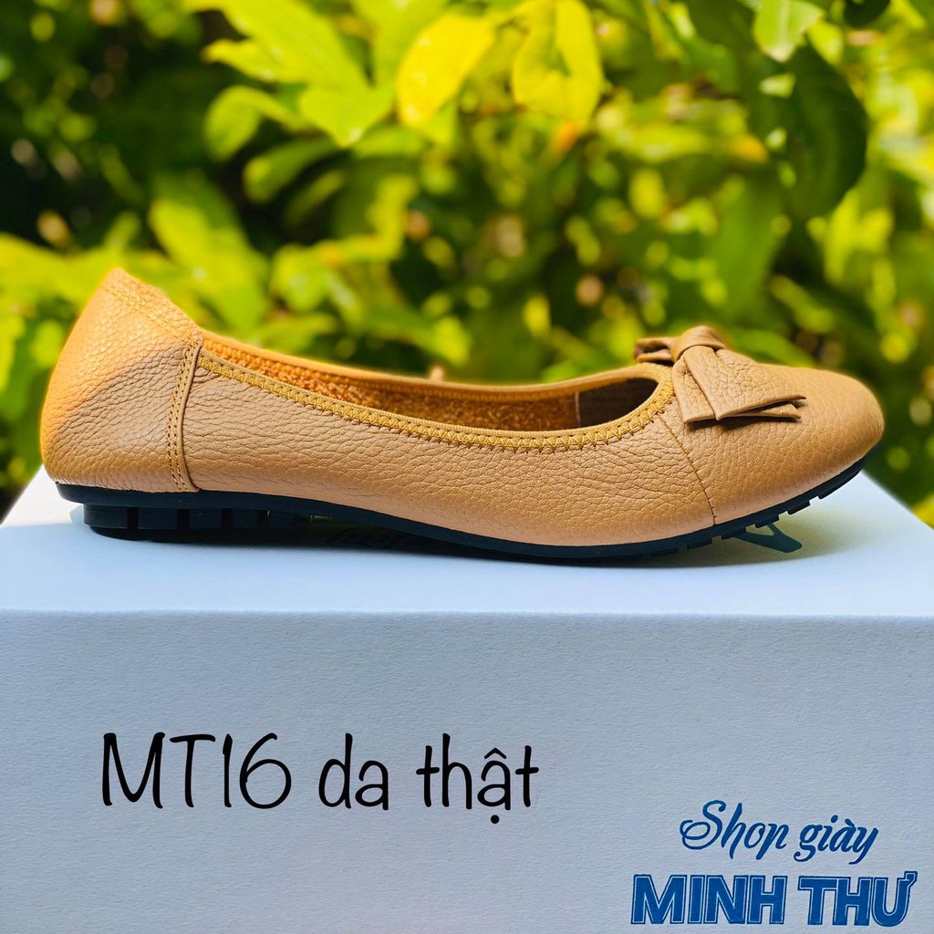 [shop giay minh thu] Buppe da thật đế cao su MT16