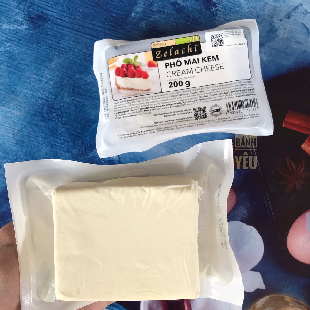 Cream cheese/ Phô mai kem Zelachi 200g - DL06