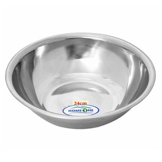 [ Giảm Giá Cực Sốc ] THAU INOX CAO CÁP SIZE 24CM - DỤNG CỤ LÀM RAU VÀ TRÁI CÂY