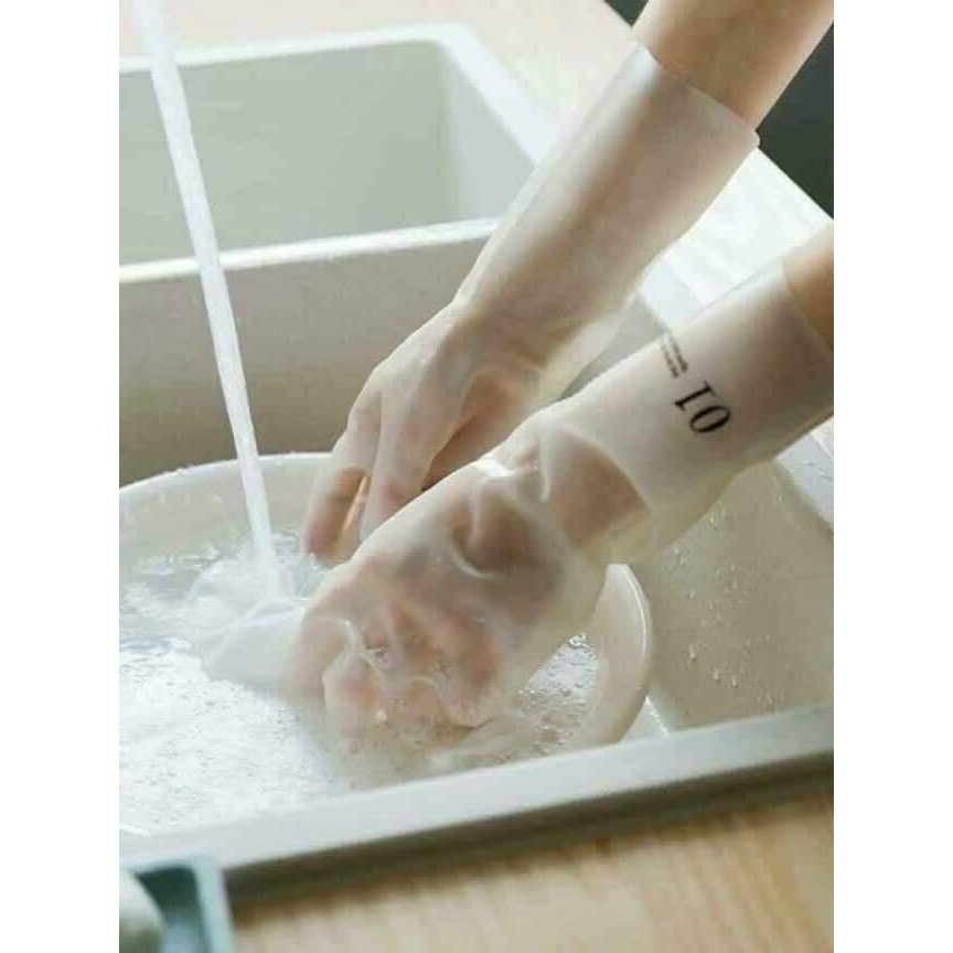 Chuyên sỉ lẻ găng tay Cao Su rửa bát siêu dai Chịu nhiệt ( hàng xuất Nhật)