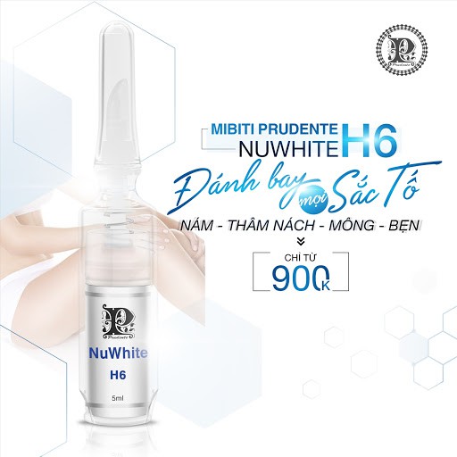 KEM HỖ TRỢ GIẢM THÂM NÁM BẸN NÁCH NUWHITE H6