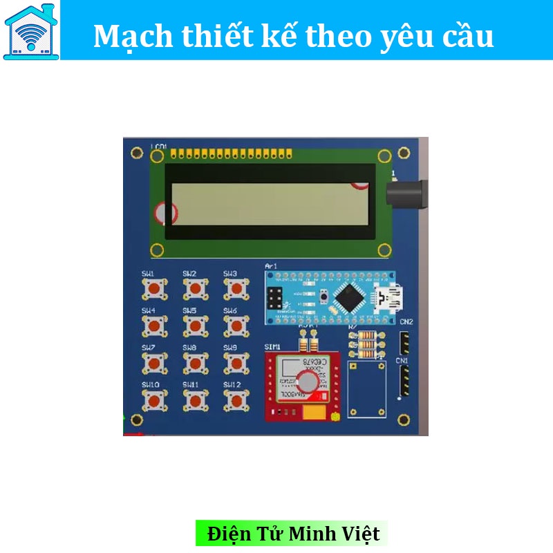 Mạch điện thiết kế riêng theo yêu cầu