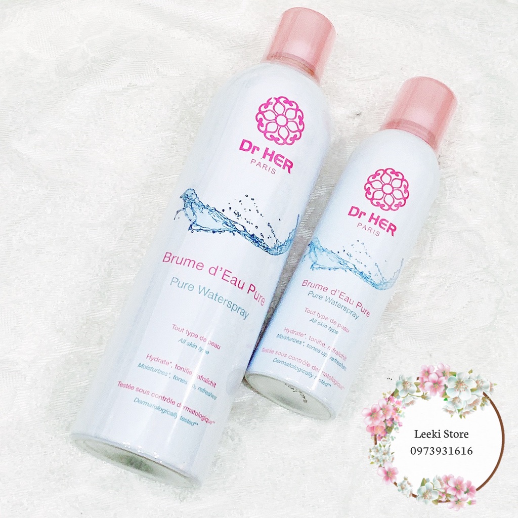 Xịt Khoáng Dưỡng Ẩm Làm Dịu Da PHÁP Dr.Her Pure Water Spray | BigBuy360 - bigbuy360.vn