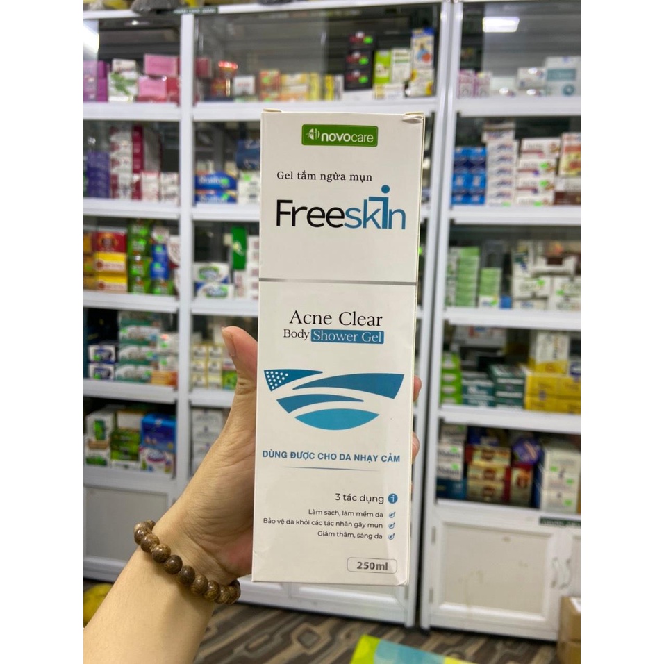 [Chính hãng] Gel Tắm Ngừa Mụn FreeSkin- Làm Sạch, Mềm Da ,Bảo vệ Da Khỏi Tác Nhân Gây Mụn, Giảm Thâm, Sáng Da