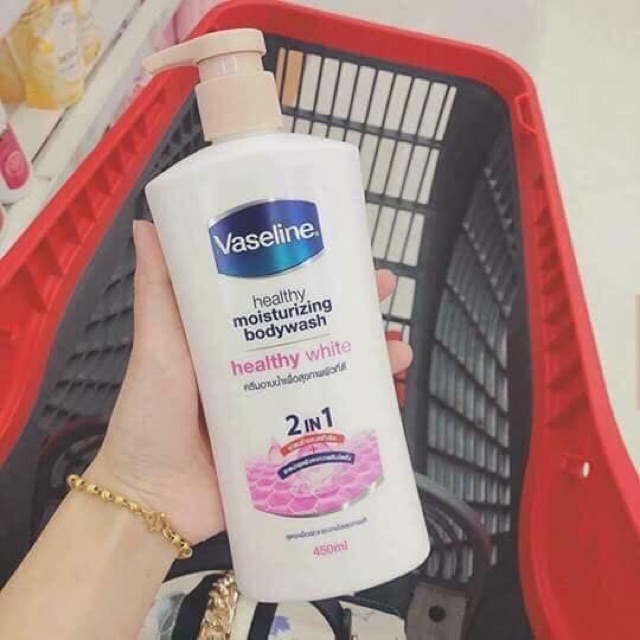 Sữa tắm vaseline 2in1 Thái lan 450ml