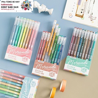Bộ 9 bút màu Morandi ✒ mực màu sắc khác nhau 0.5mm
