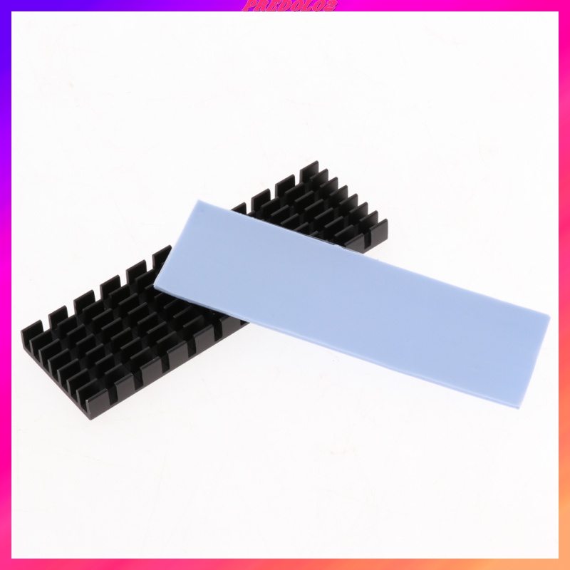 Bộ Tản Nhiệt Bằng Nhôm Màu Đen M.2 2280 Ssd + Miếng Đệm Tản Nhiệt | BigBuy360 - bigbuy360.vn