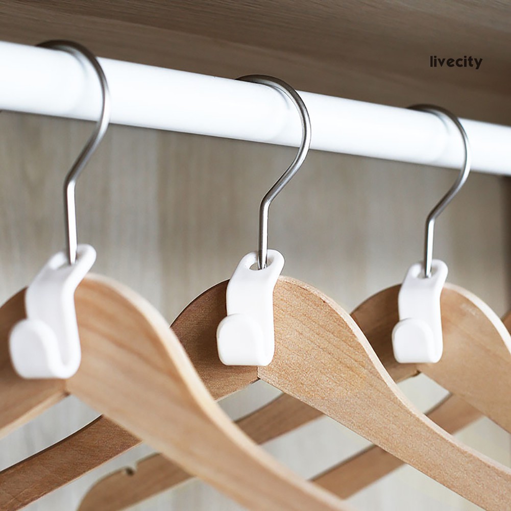 Bộ 12 Móc Nối Mini Treo Quần Áo / Móc Treo Đồ Tiện Dụng