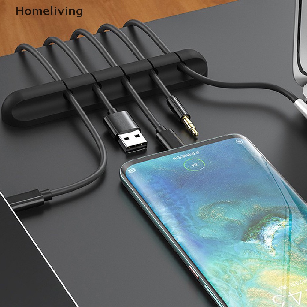 Dụng Cụ Sắp Xếp Dây Cáp Silicone 3 / 5 / 7 Lỗ