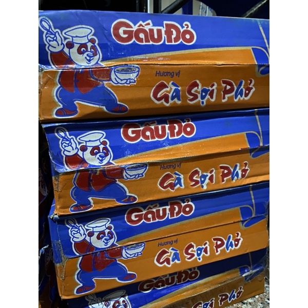 Mì gấu đỏ gà sợi phở thùng 30 gói