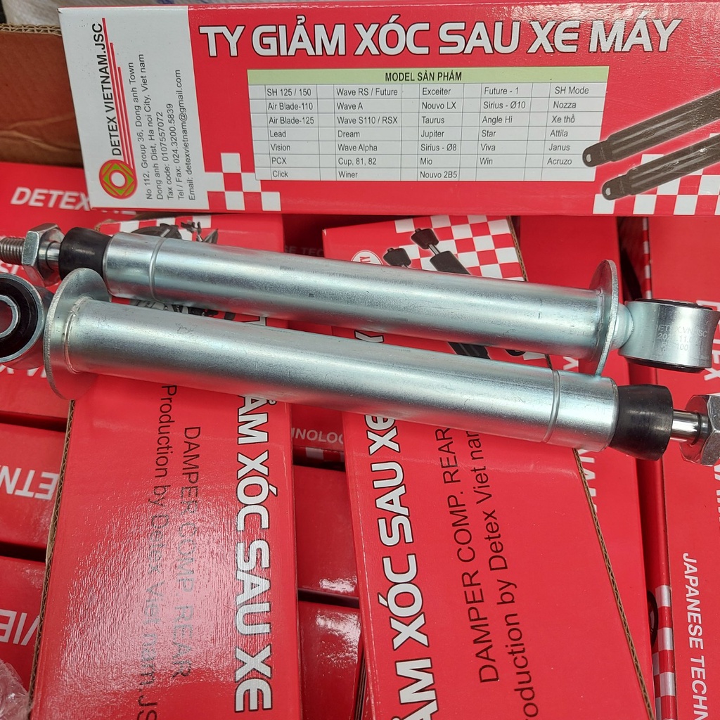 Ty phuộc sau Sh mode Detex