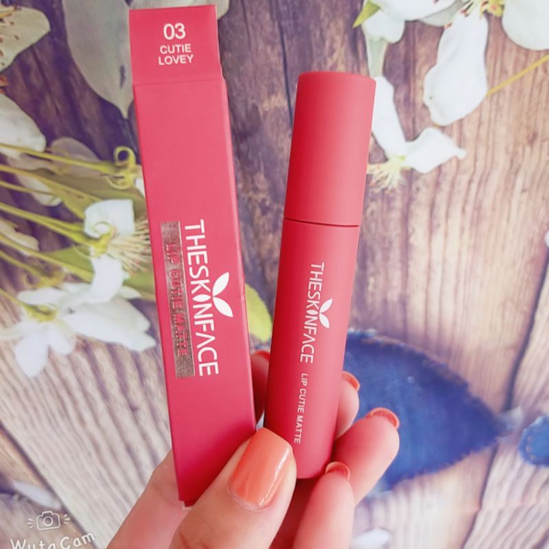 (CHÍNH HÃNG) Son Kem Lì The Skin Face Lip Cutie Matte